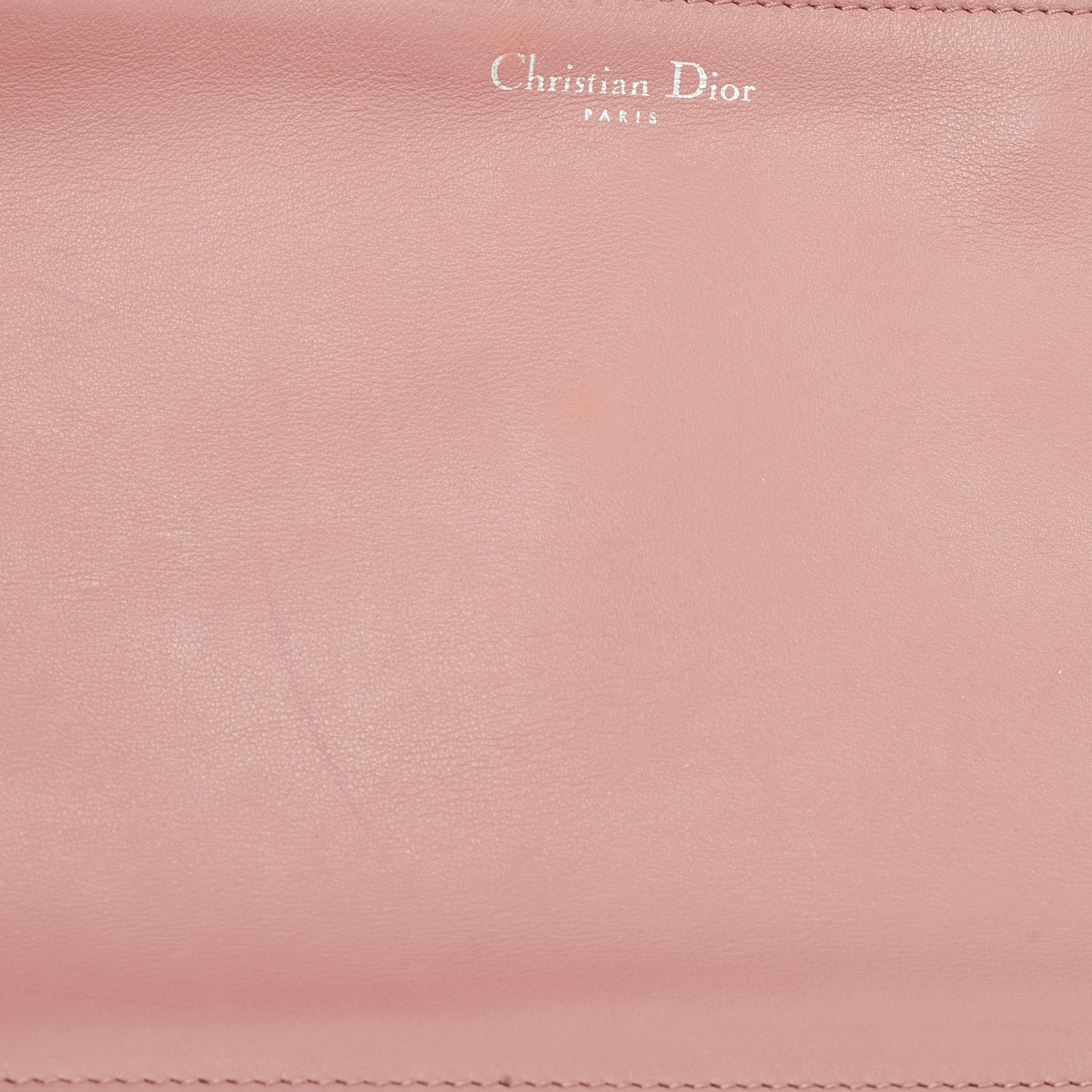 DIOR Old Rose Leather Large issimo Shopper Tote