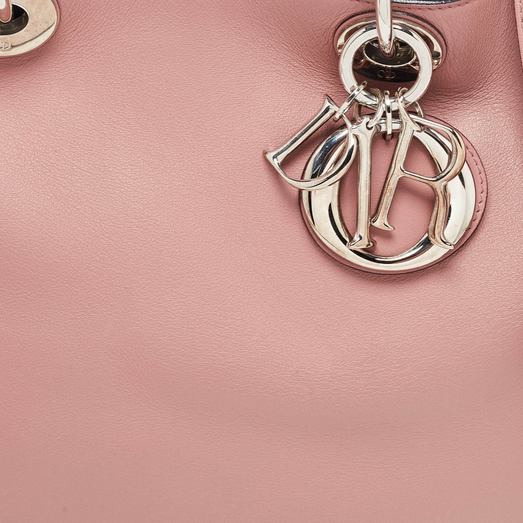 DIOR Old Rose Leather Large issimo Shopper Tote