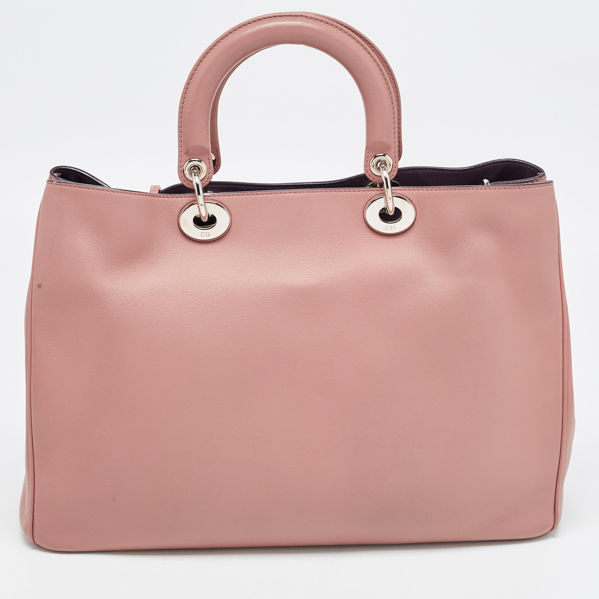 DIOR Old Rose Leather Large issimo Shopper Tote