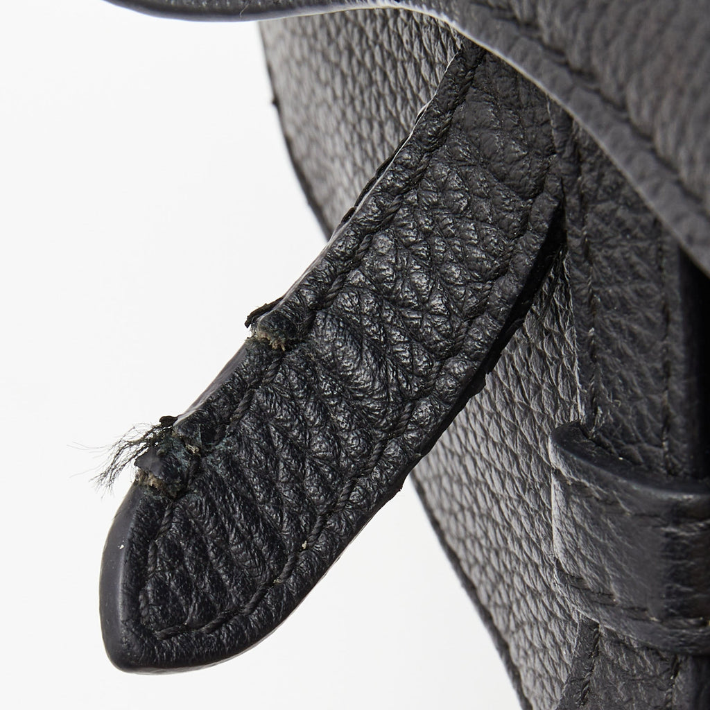DIOR Black Leather Gallop Backpack