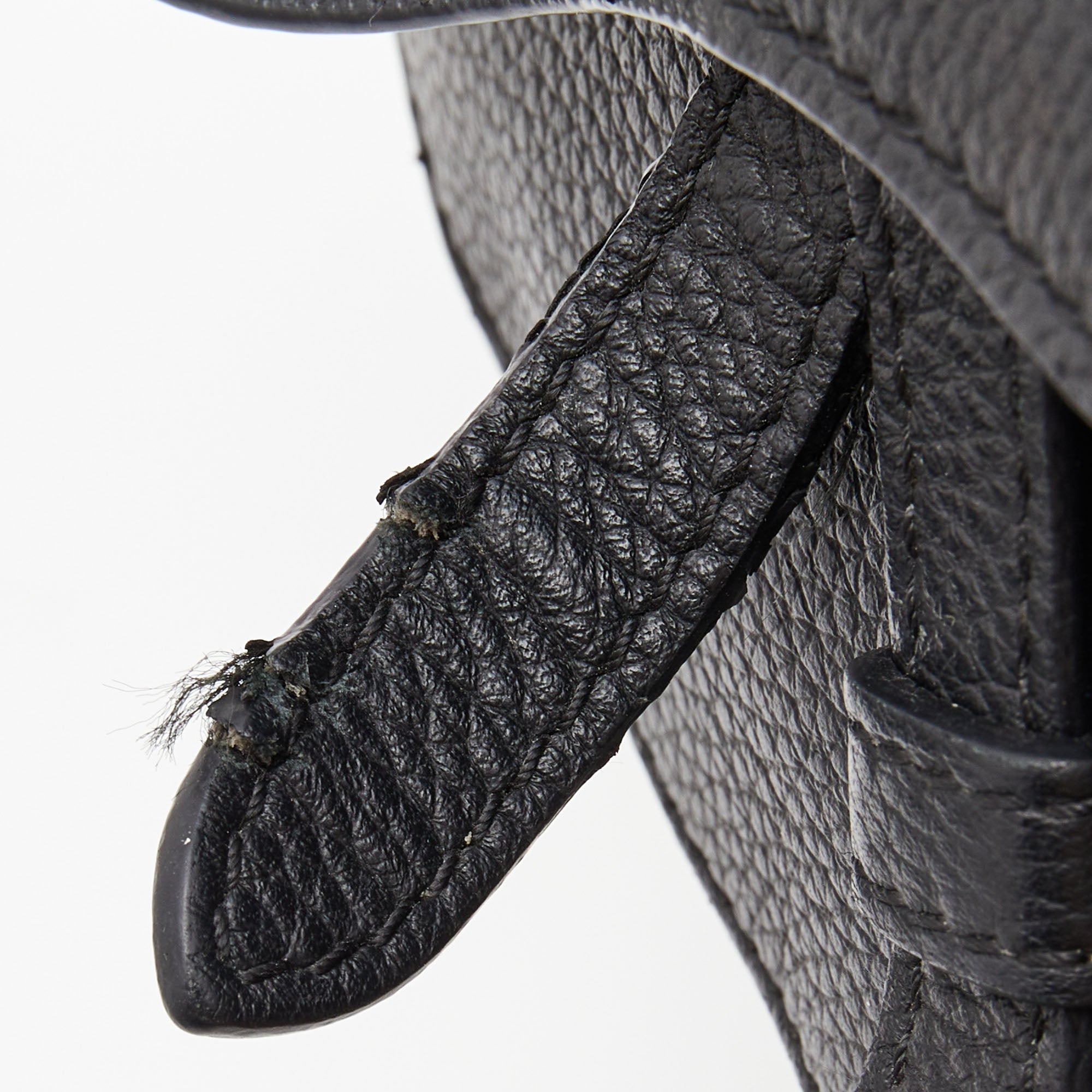 DIOR Black Leather Gallop Backpack