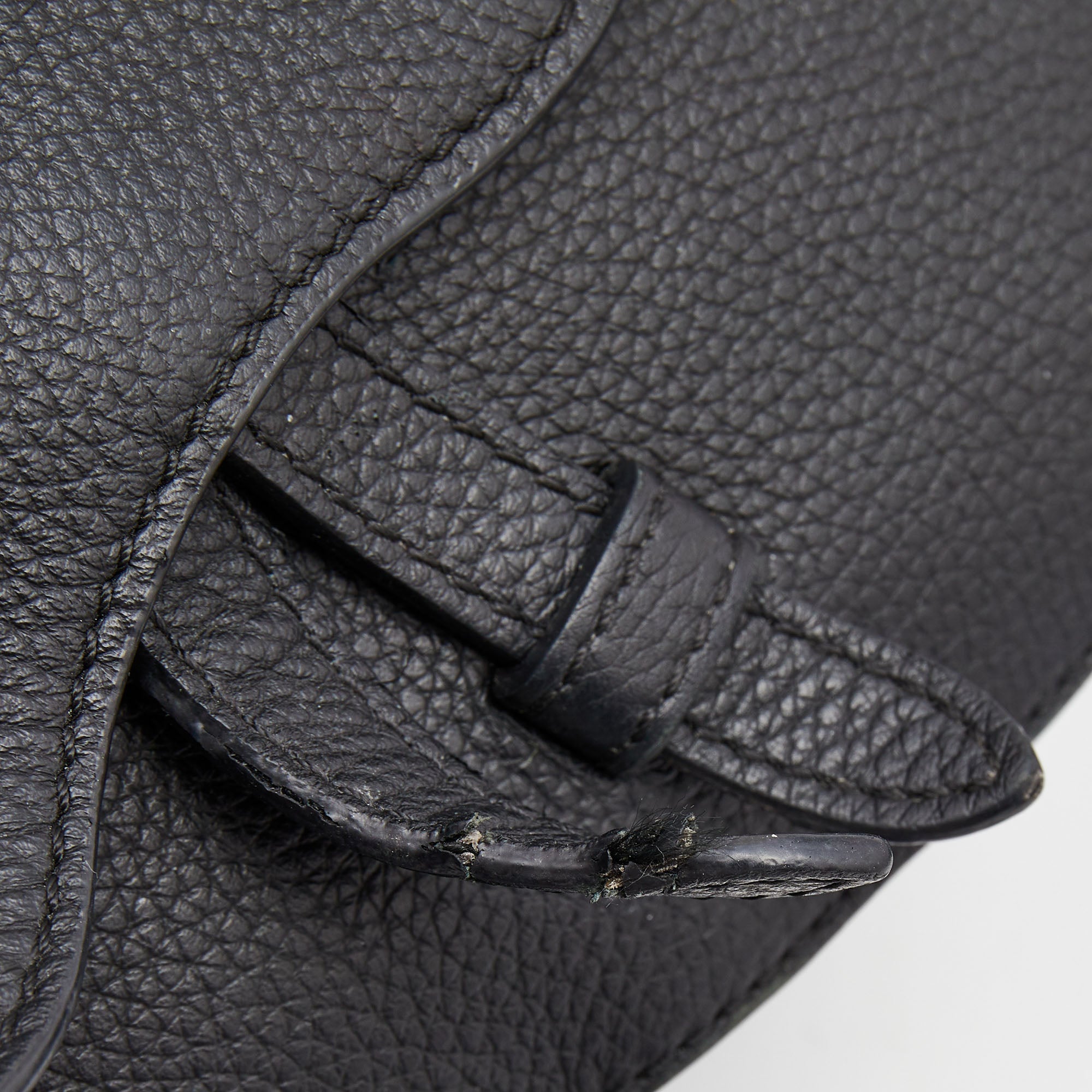 DIOR Black Leather Gallop Backpack