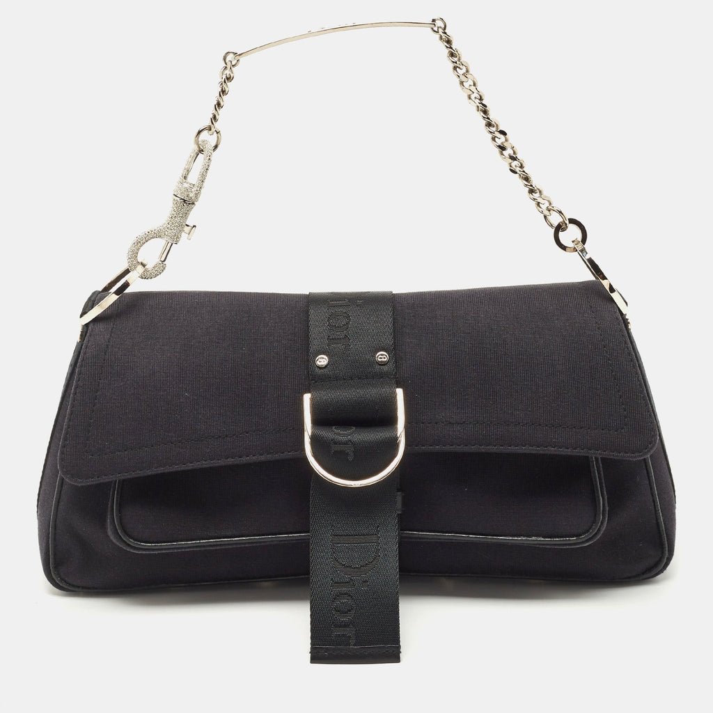 DIOR Black Fabric  Hardcore Shoulder Bag