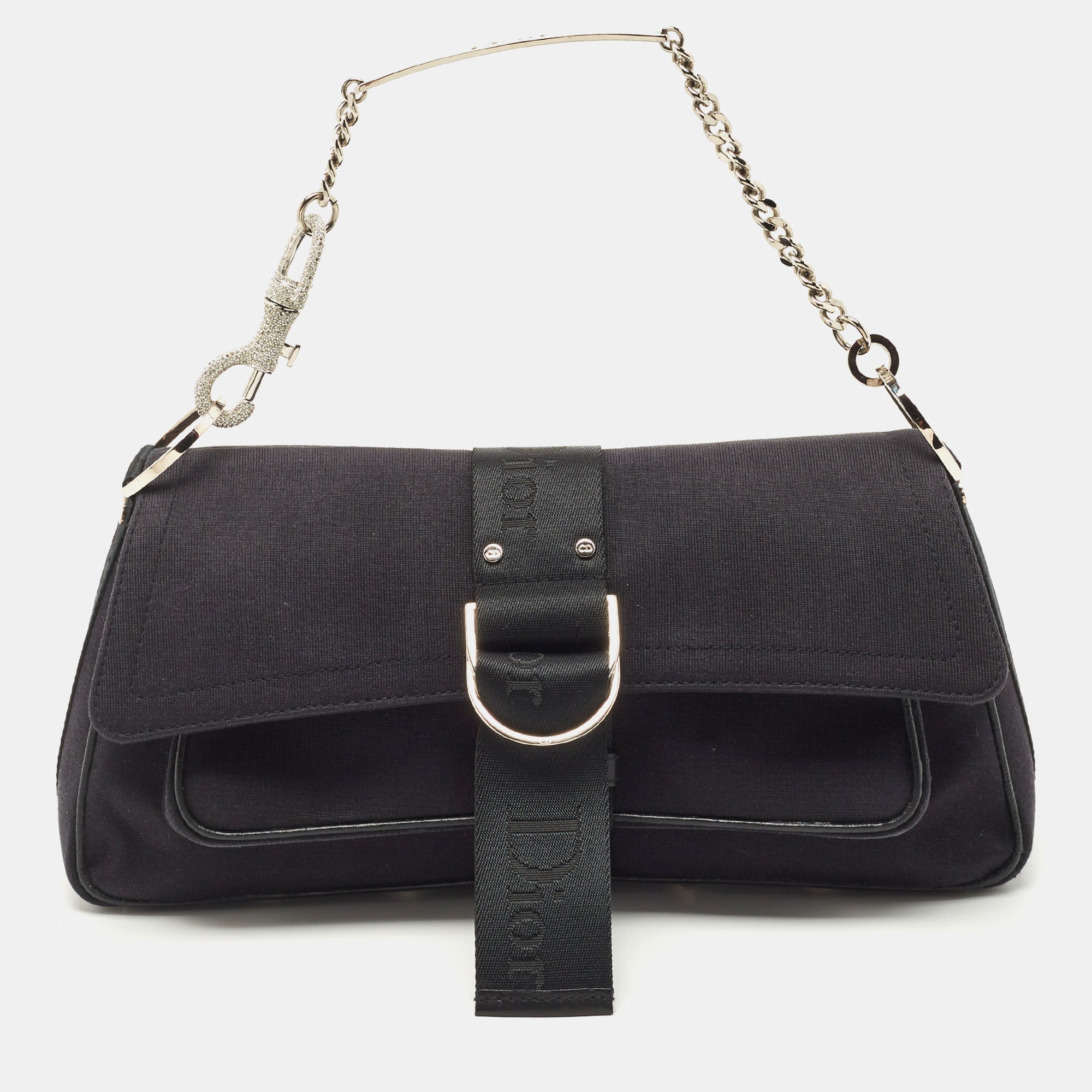 DIOR Black Fabric  Hardcore Shoulder Bag