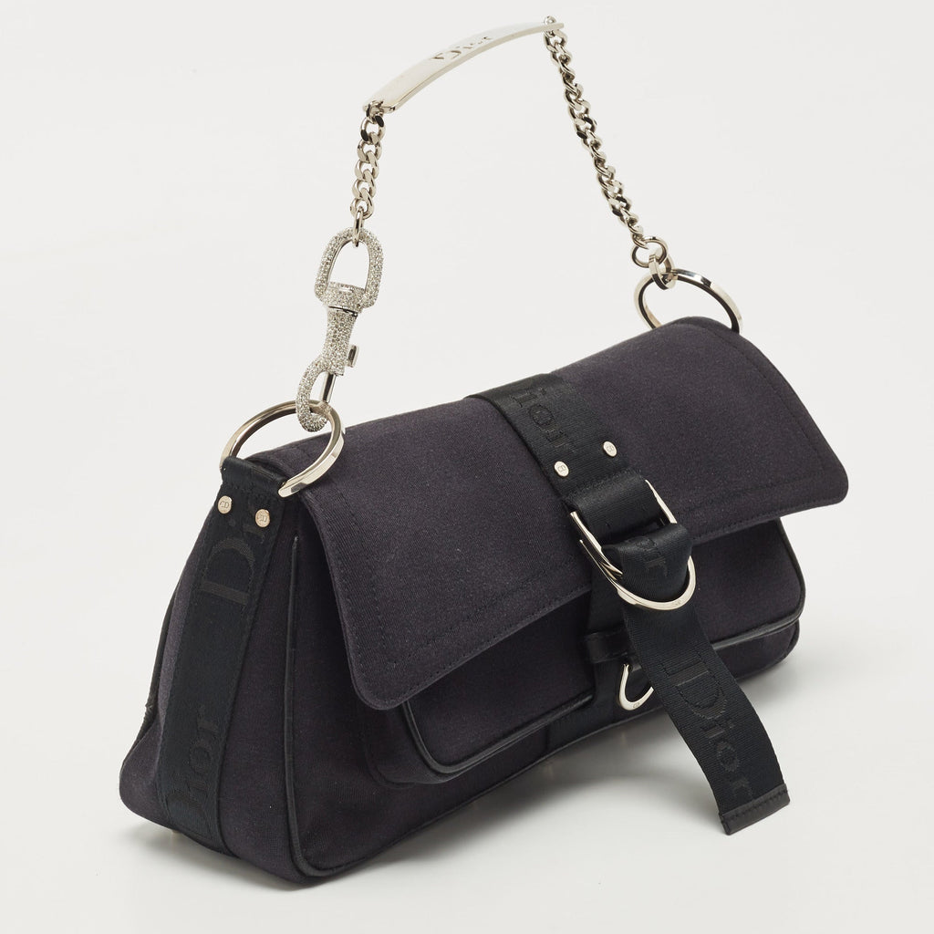 DIOR Black Fabric  Hardcore Shoulder Bag