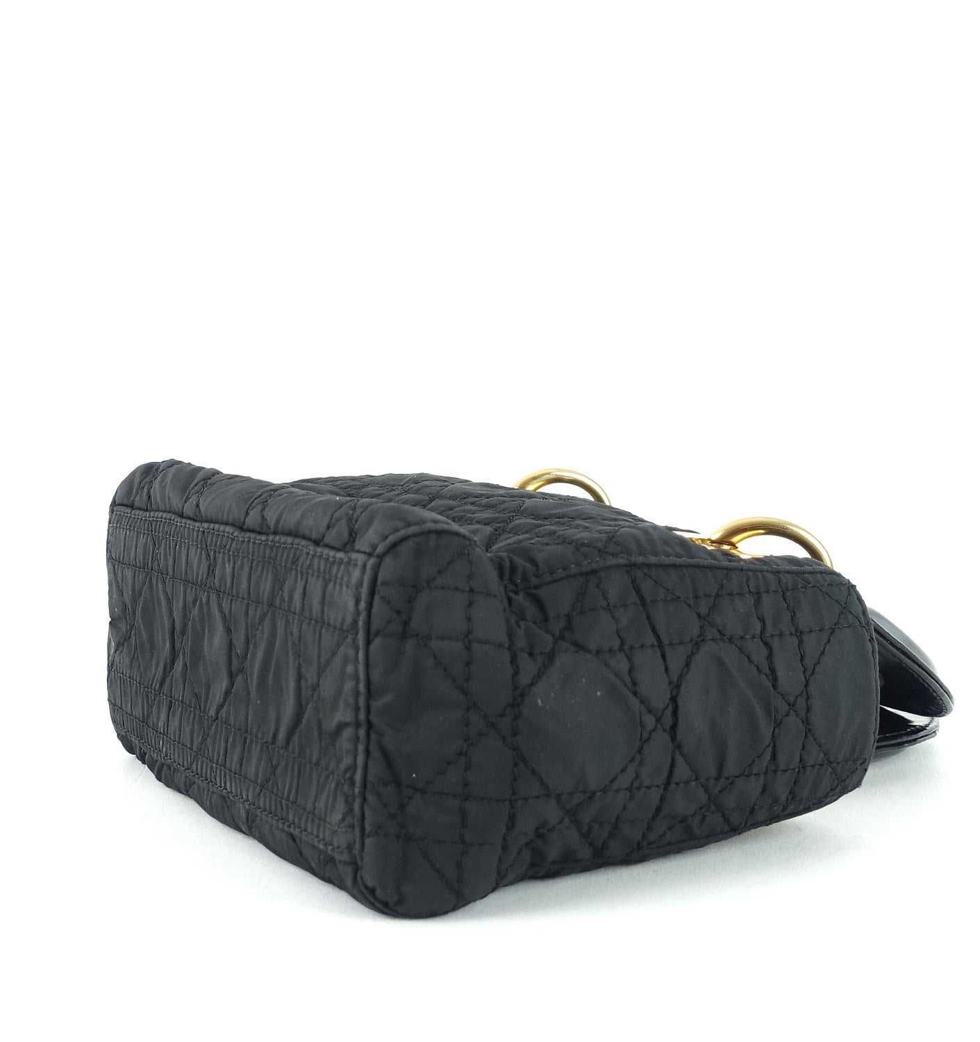 Lady Dior Cannage Quilt Nylon Medium Bag