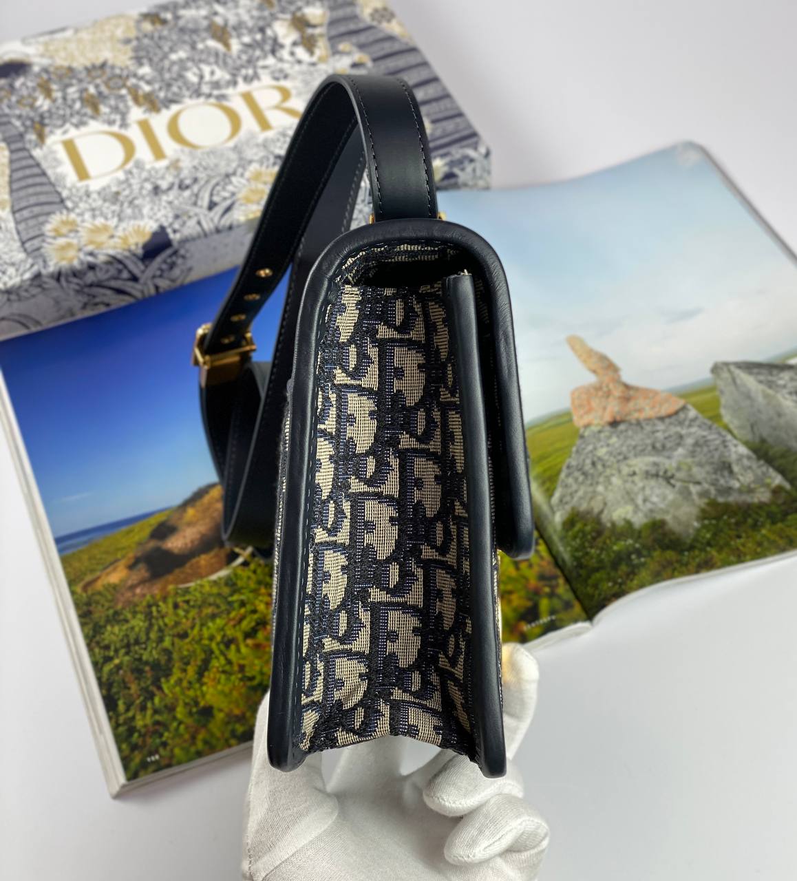 Dior 30 MONTAIGNE BAG blue