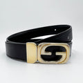 Vintage Gucci Black Leather Belt Small