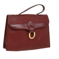CHRISTIAN DIOR Trotter Canvas Hand Bag Red Auth rd3836