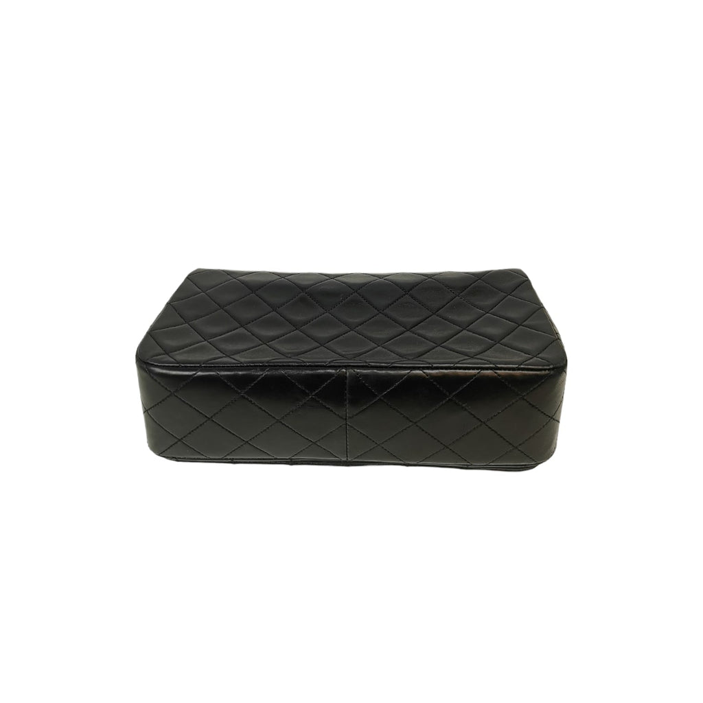Chanel Full Flap Bag Black Lambskin Gold