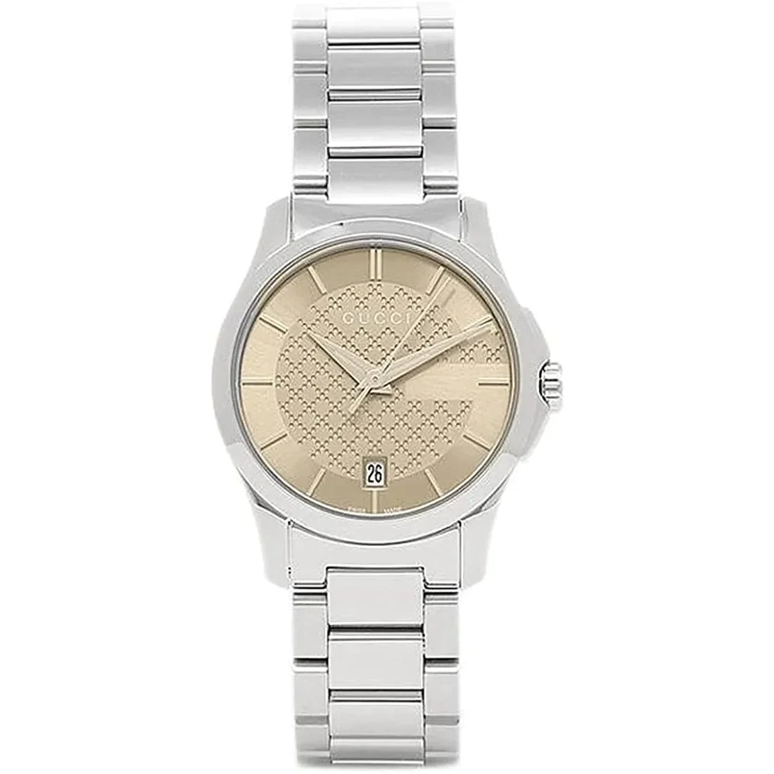 Gucci  G-Timeless Ladies Silver Watch YA126526