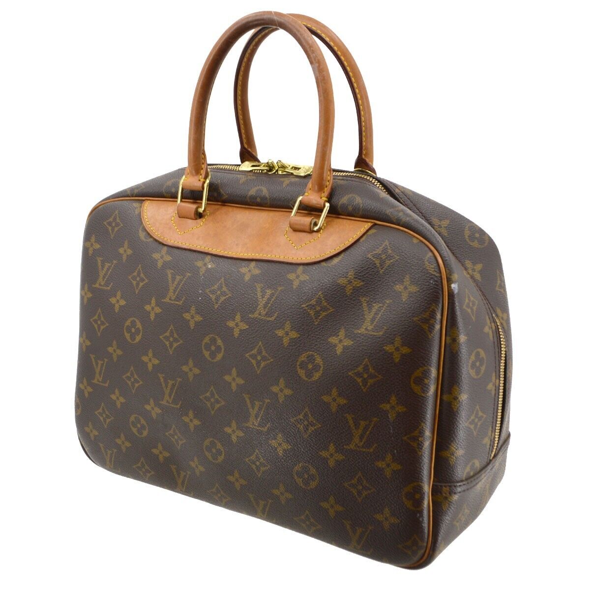 Vintage Louis Vuitton Handbag Deauville M47270 Monogram Brown