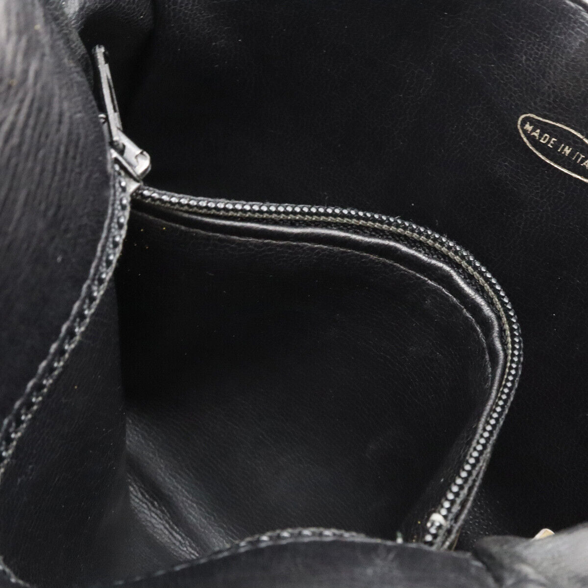 Vintage Chanel Belt Bag Bum Bag Lambskin Leather Black