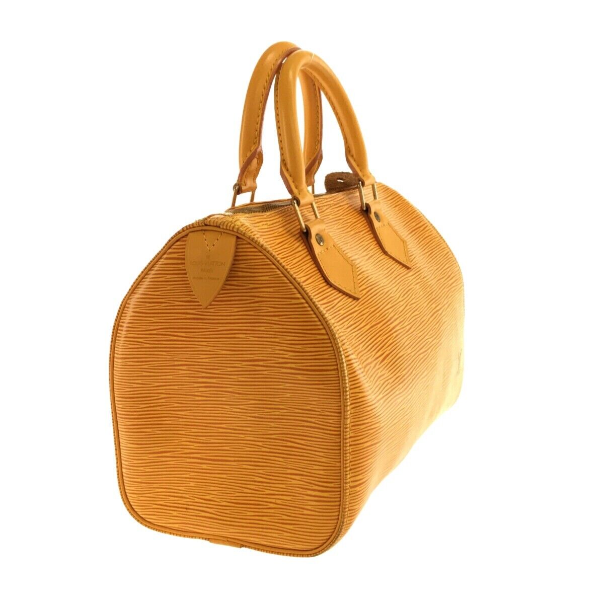 Louis Vuitton Speedy 25 Handbag Yellow Epi Leather M43019