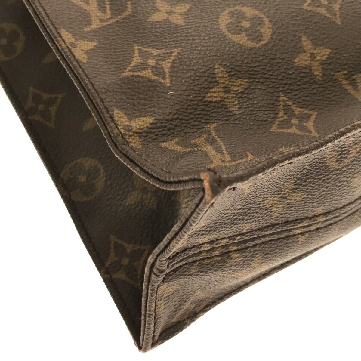 Louis Vuitton Sac Plat Handbag Tote Bag Monogram M51140