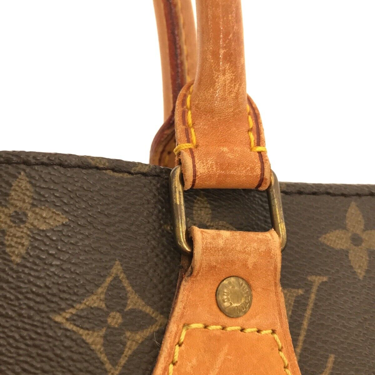 Louis Vuitton Sac Plat Handbag Tote Bag Monogram M51140