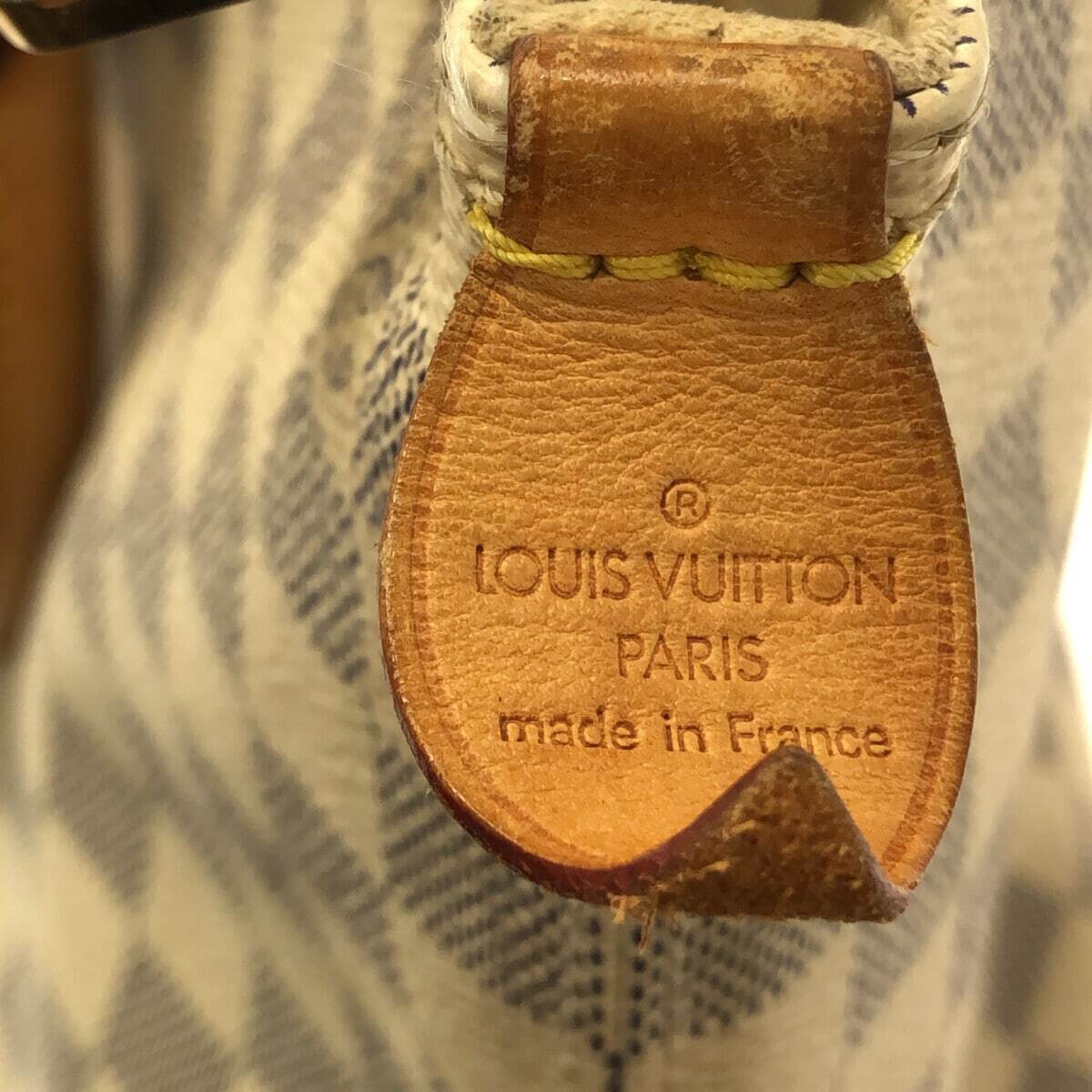 Louis Vuitton Damier Azur Saleya PM Handbag