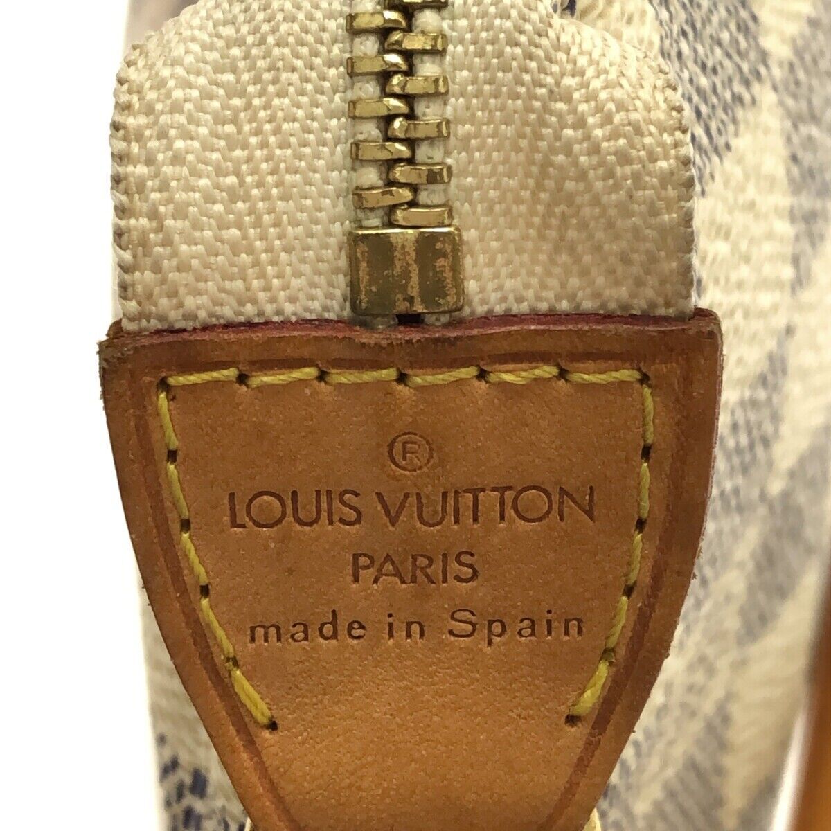 Louis Vuitton Pochette Accessories Azur Damier Shoulder Bag N51986