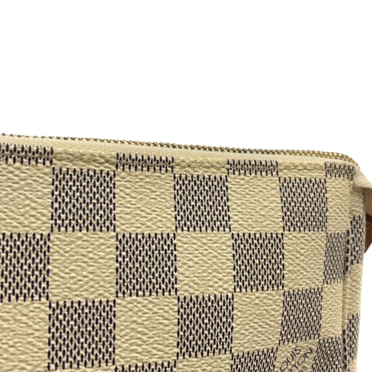 Louis Vuitton Pochette Accessories Azur Damier Shoulder Bag N51986