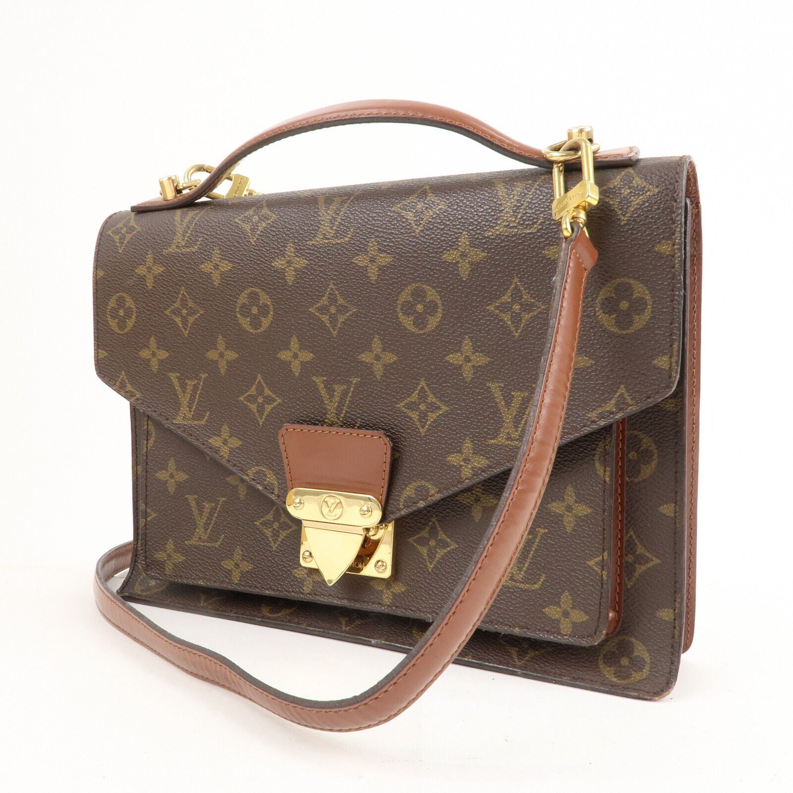 Louis Vuitton Monceau 28 Hand Bag Brief Case M51185