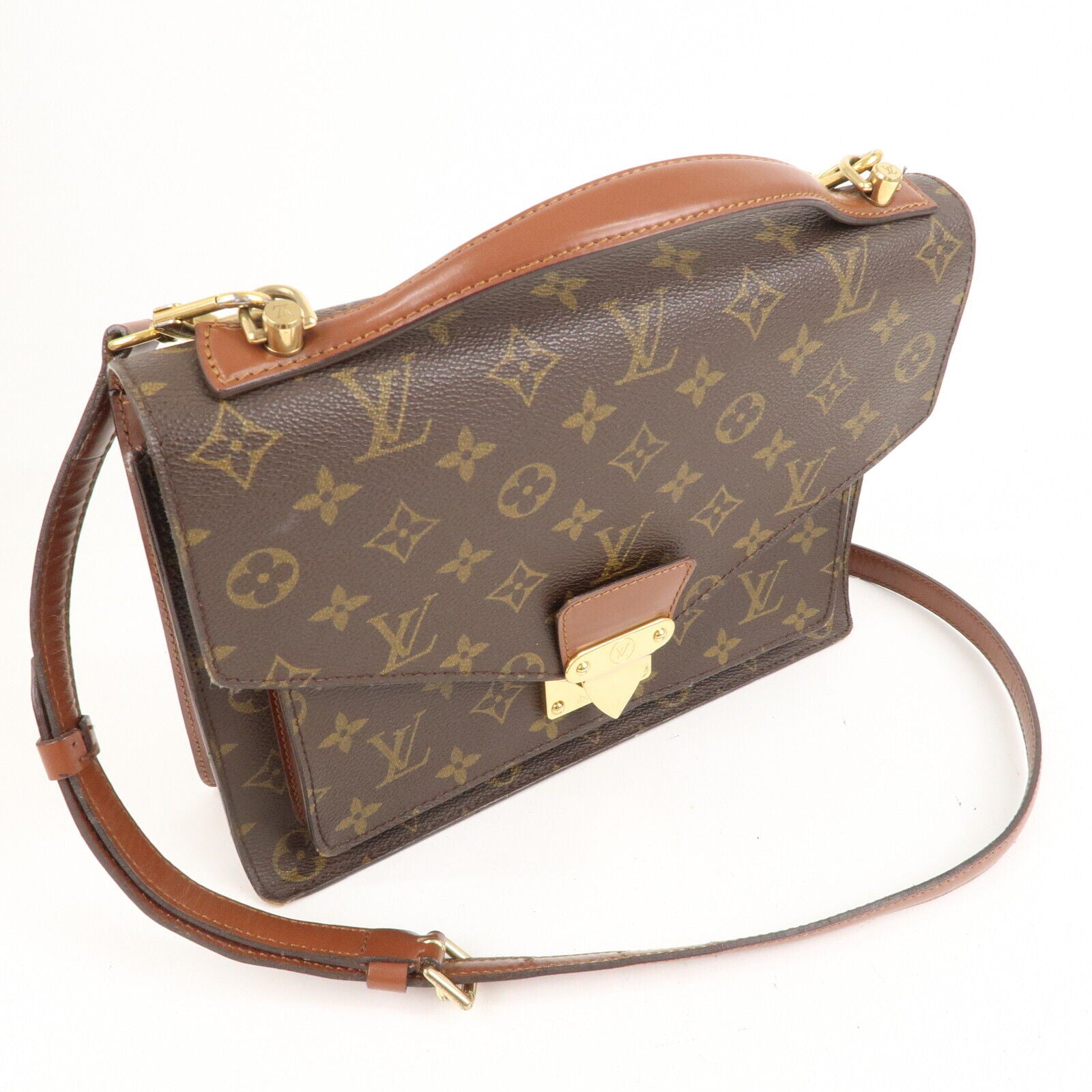 Louis Vuitton Monceau 28 Hand Bag Brief Case M51185