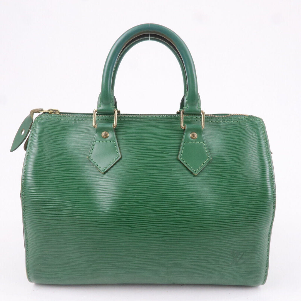 Louis Vuitton Epi Speedy 25 Hand Boston Bag Borneo Green M43014