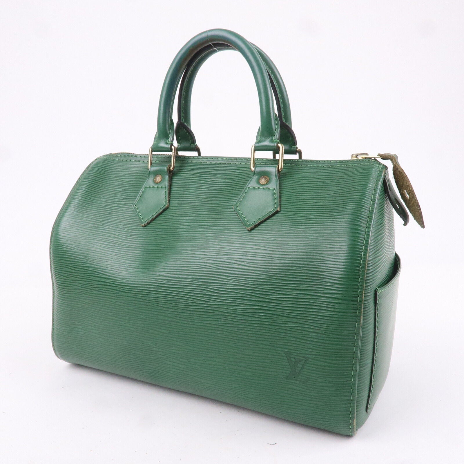 Louis Vuitton Epi Speedy 25 Hand Boston Bag Borneo Green M43014