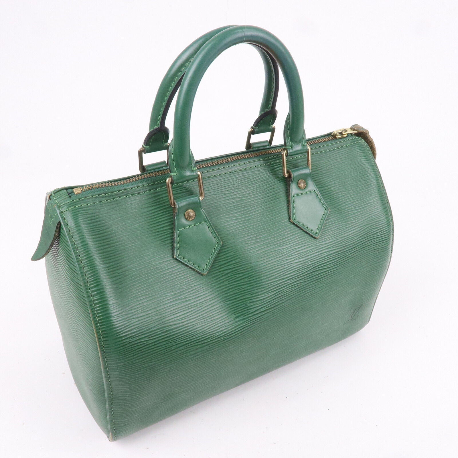 Louis Vuitton Epi Speedy 25 Hand Boston Bag Borneo Green M43014