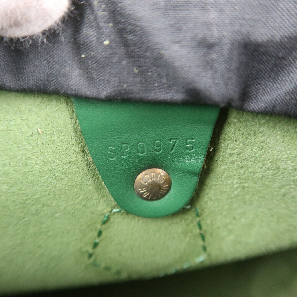 Louis Vuitton Epi Speedy 25 Hand Boston Bag Borneo Green M43014