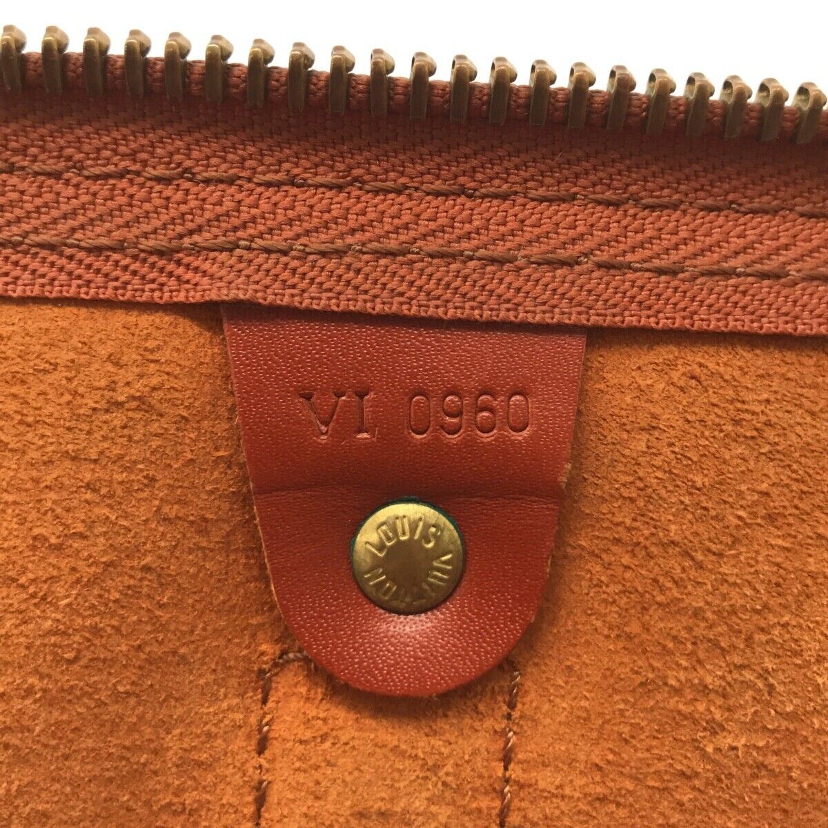 Louis Vuitton Keepall 55 Epi Kenyan Brown