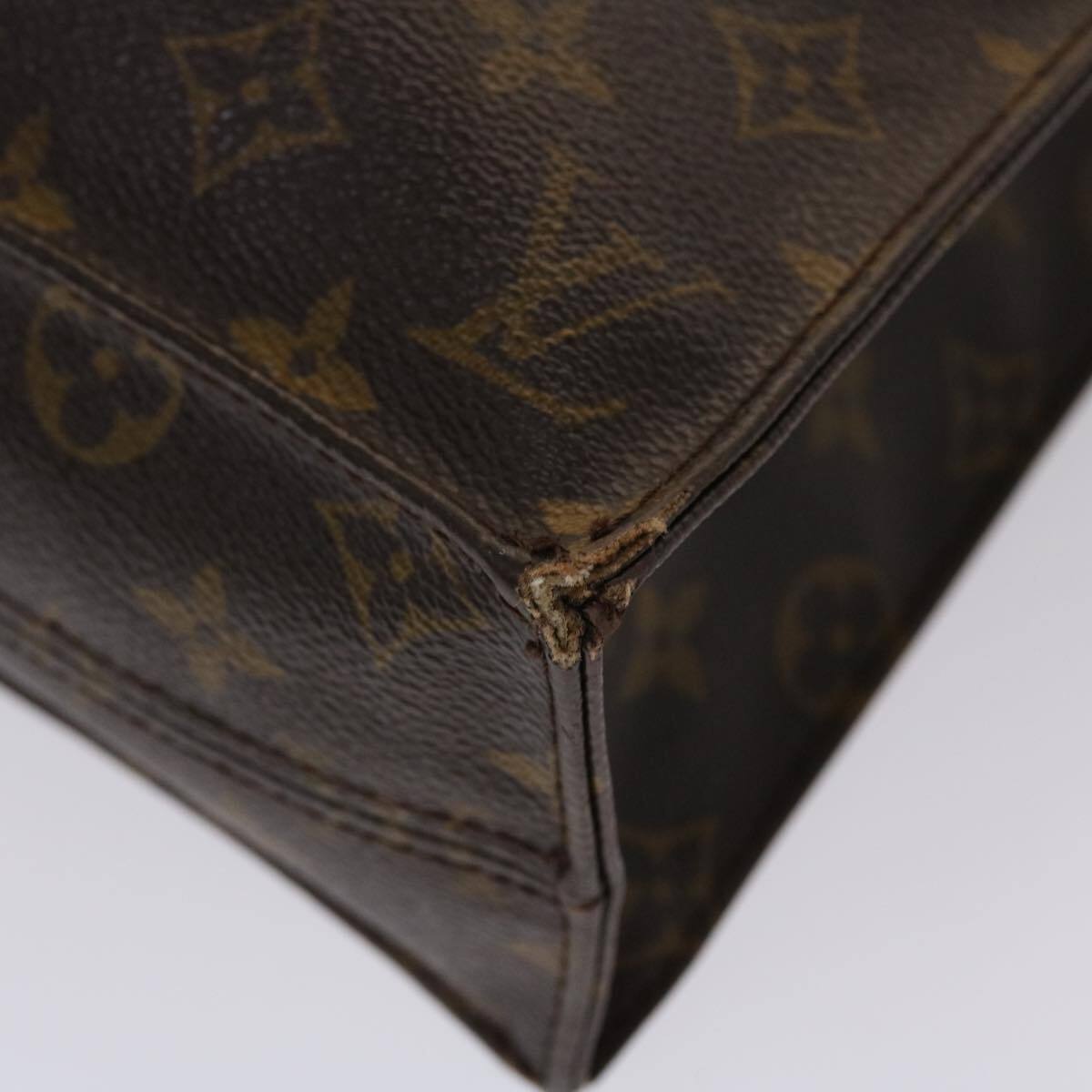 Louis Vuitton Sac Plat Handbag Tote Bag Monogram