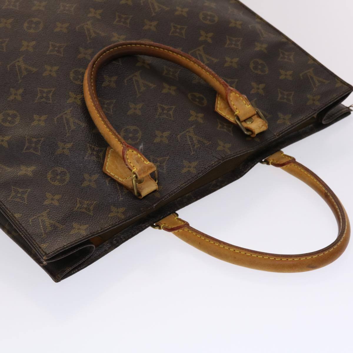 Louis Vuitton Sac Plat Handbag Tote Bag Monogram
