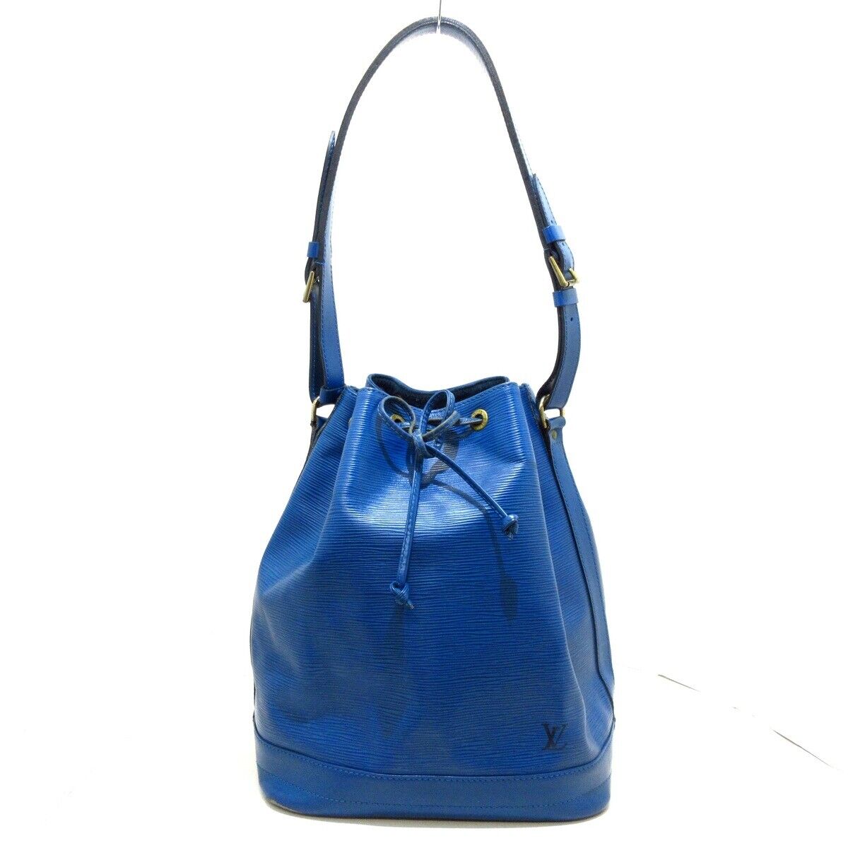 Louis Vuitton Epi Blue Noe Shoulder Bag Bucket Bag Women’s