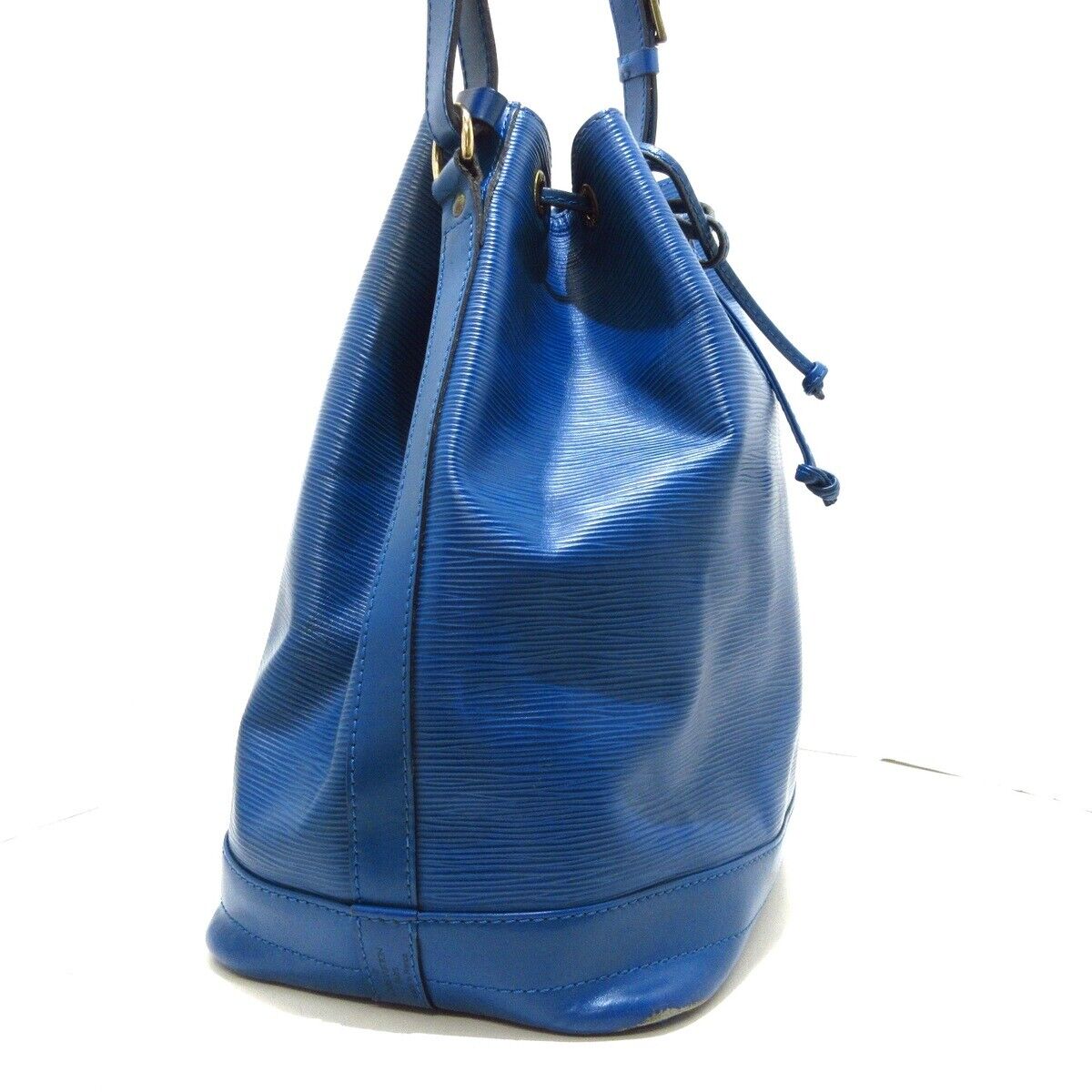 Louis Vuitton Epi Blue Noe Shoulder Bag Bucket Bag Women’s