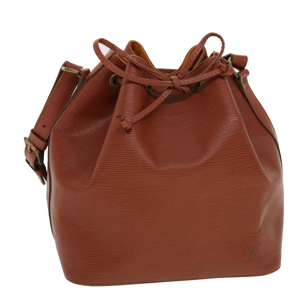 Louis Vuitton Petite Noé Epi Kenya Brown
