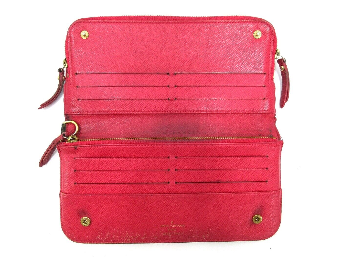 Louis Vuitton Insolite Wallet Red