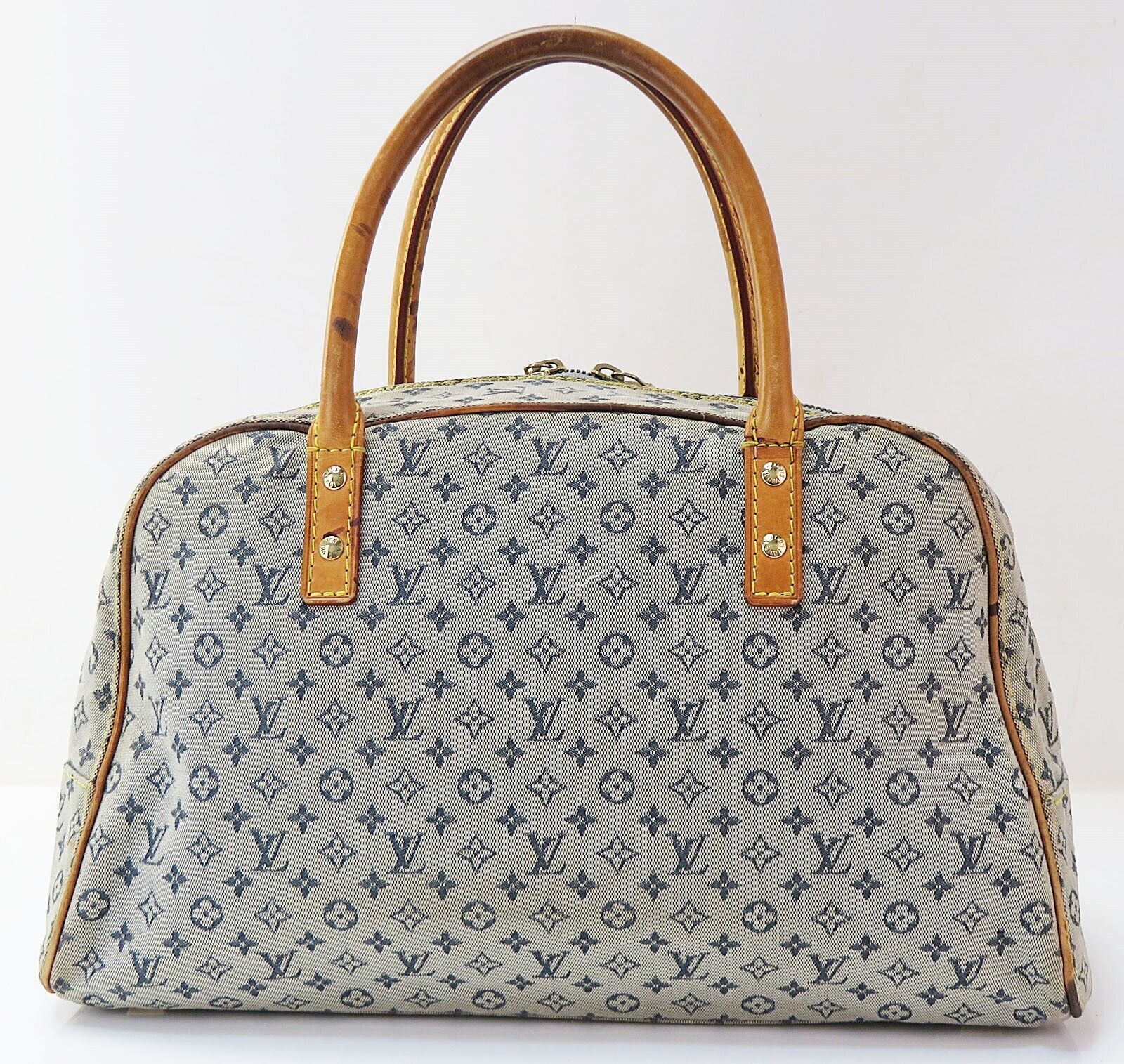 Louis Vuitton Marie Lin Blue Denim Handbag
