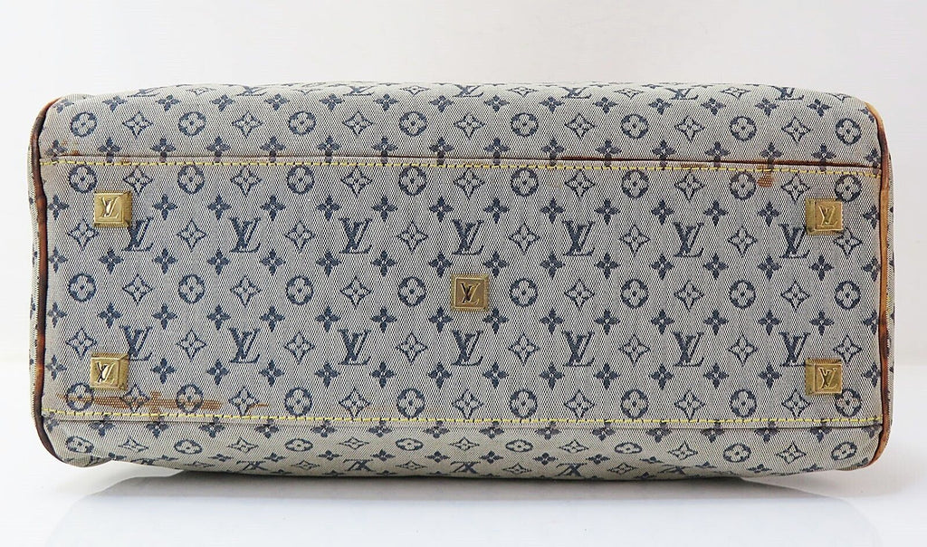 Louis Vuitton Marie Lin Blue Denim Handbag
