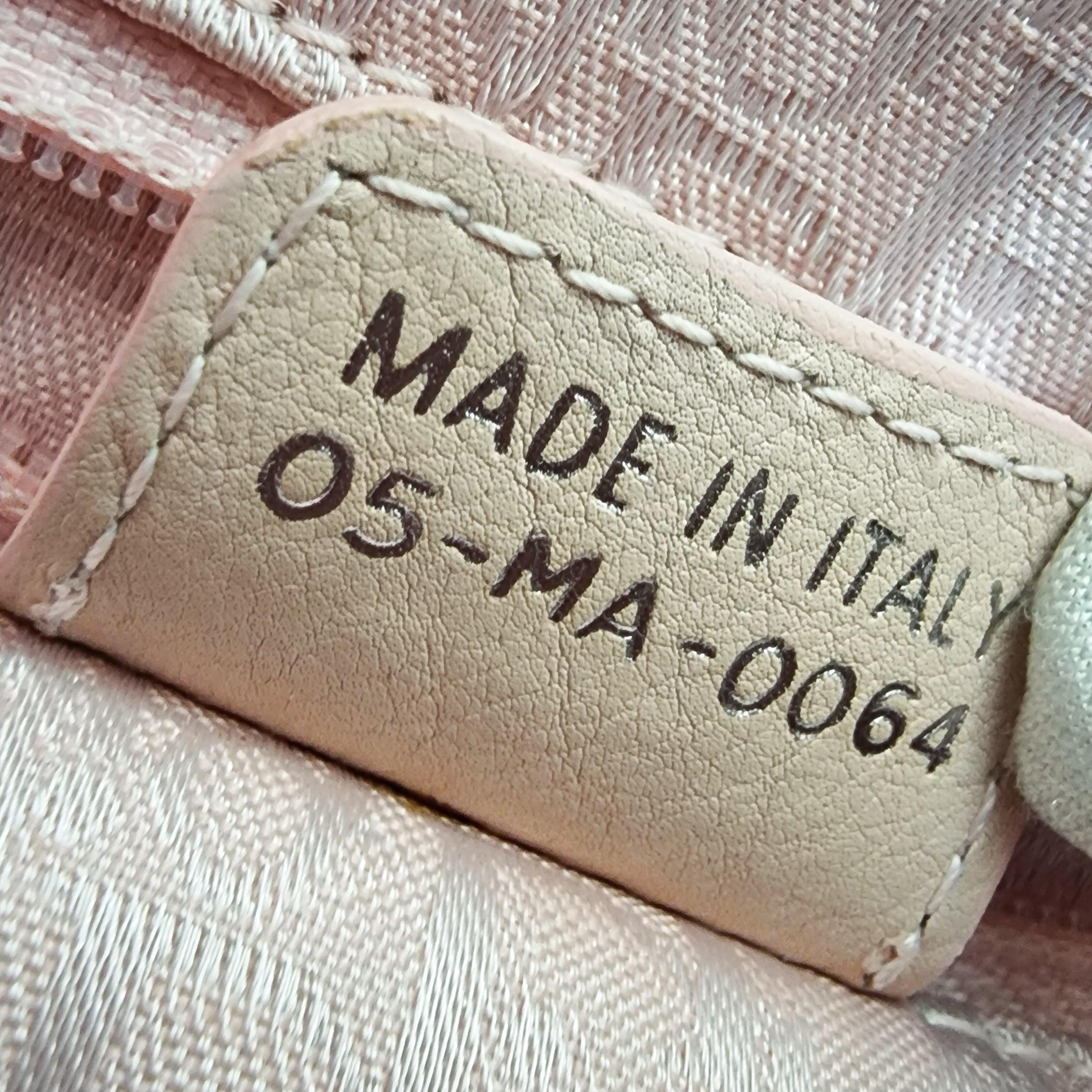 Lady Dior Pink Leather Medium