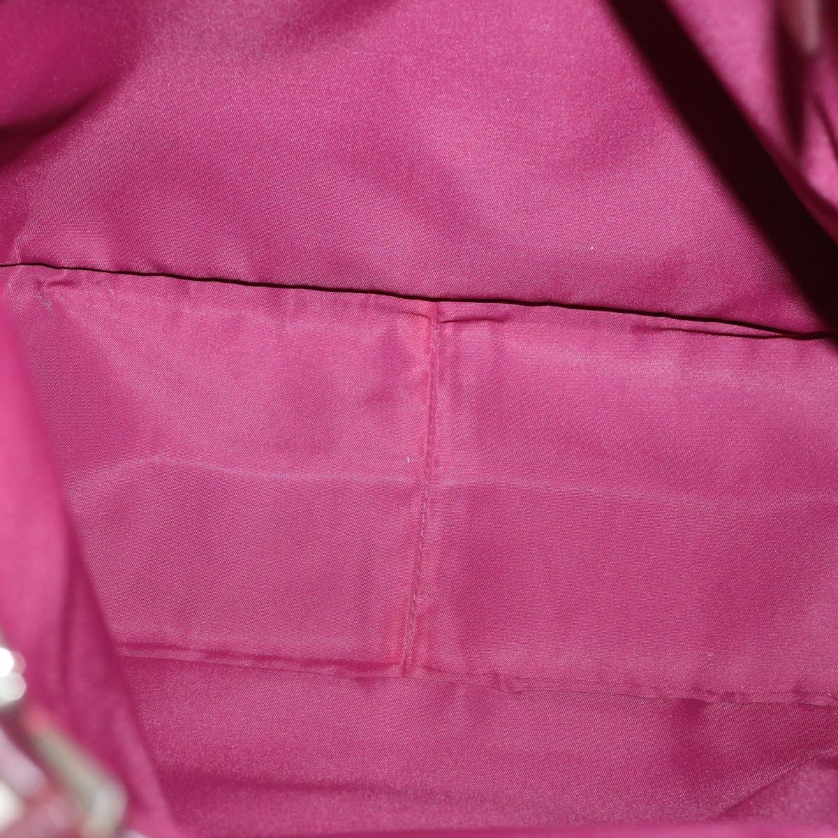 CHRISTIAN DIOR Trotter Canvas Tote Bag Red Auth tb175