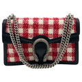 CHRISTIAN DIOR Vichy Wool Tweed Small Dionysus Shoulder Bag