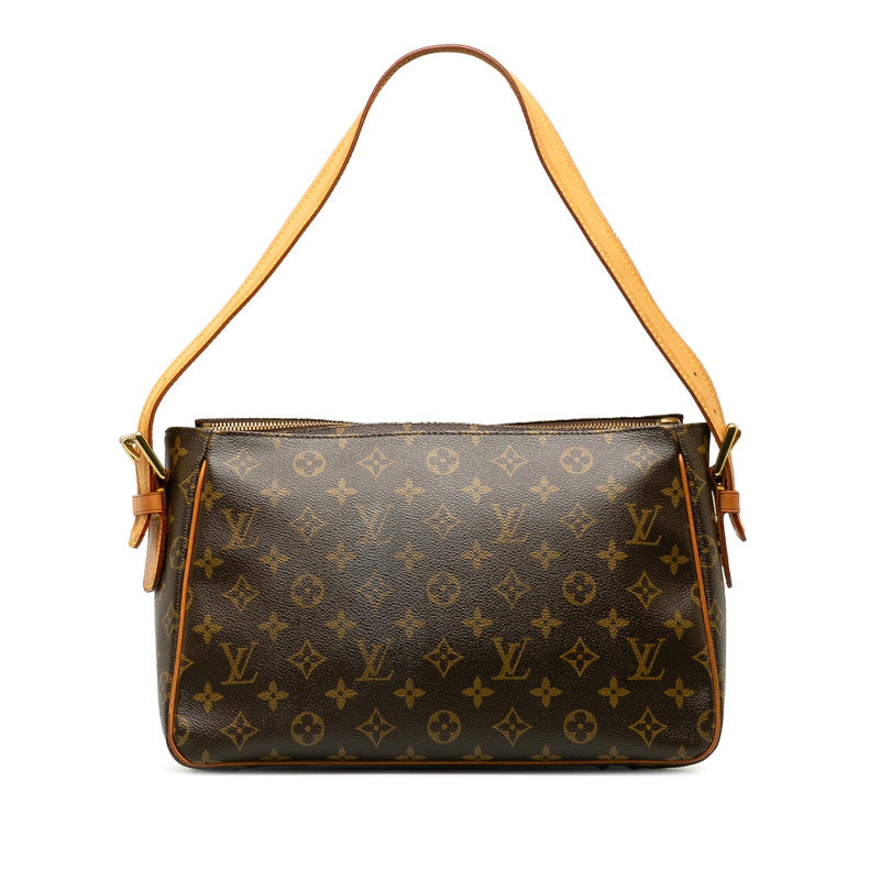 Louis Vuitton Monogram Viva Cité GM Shoulder Bag M51163 Brown