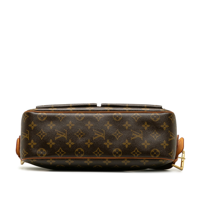 Louis Vuitton Monogram Viva Cité GM Shoulder Bag M51163 Brown