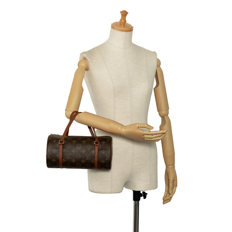 Louis Vuitton Monogram Papillon Handbag M51366 Brown PVC Leather  Louis Vuitton